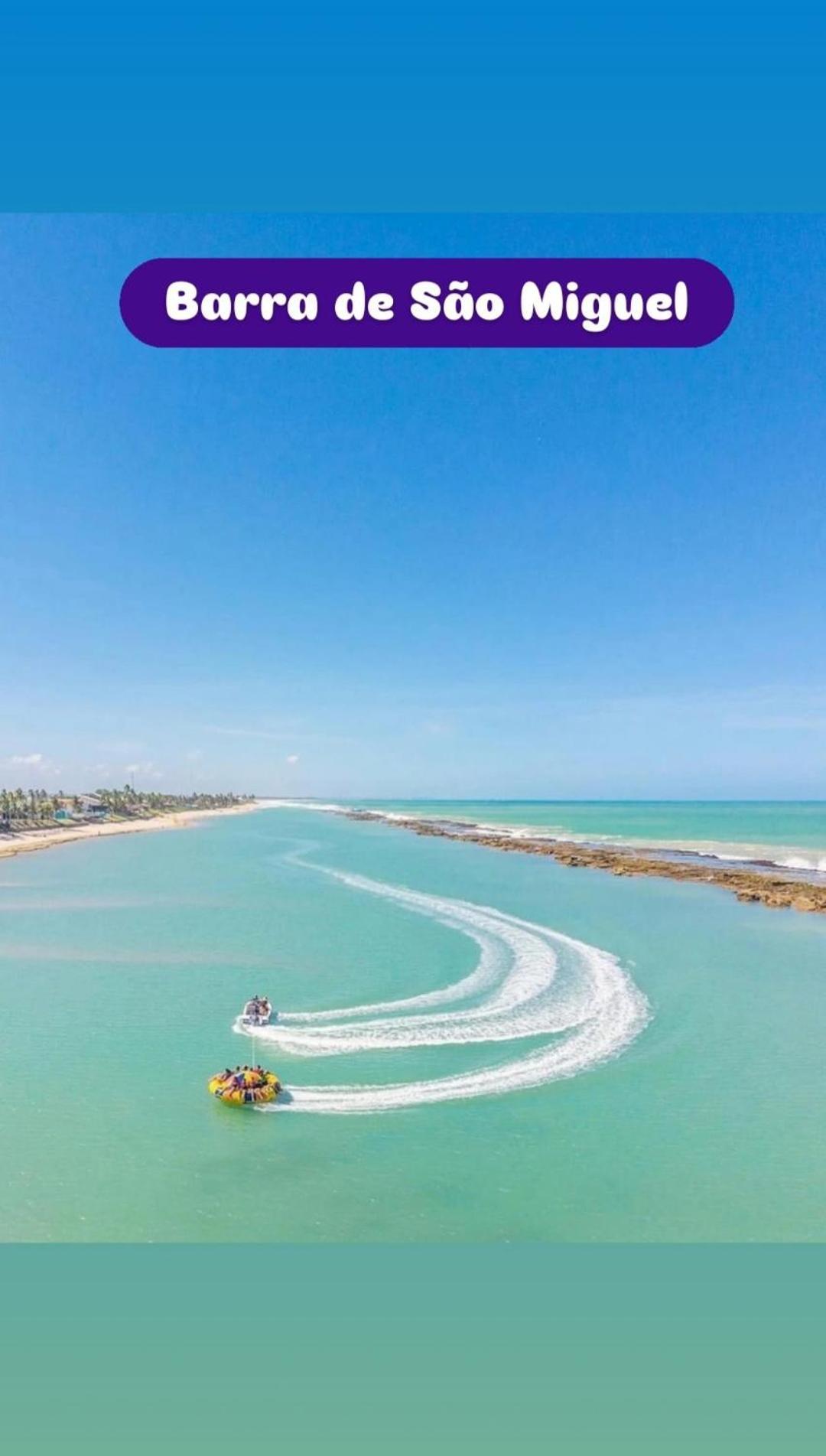 Chalé lindo e aconchegante na Barra de São Miguel Esterno foto